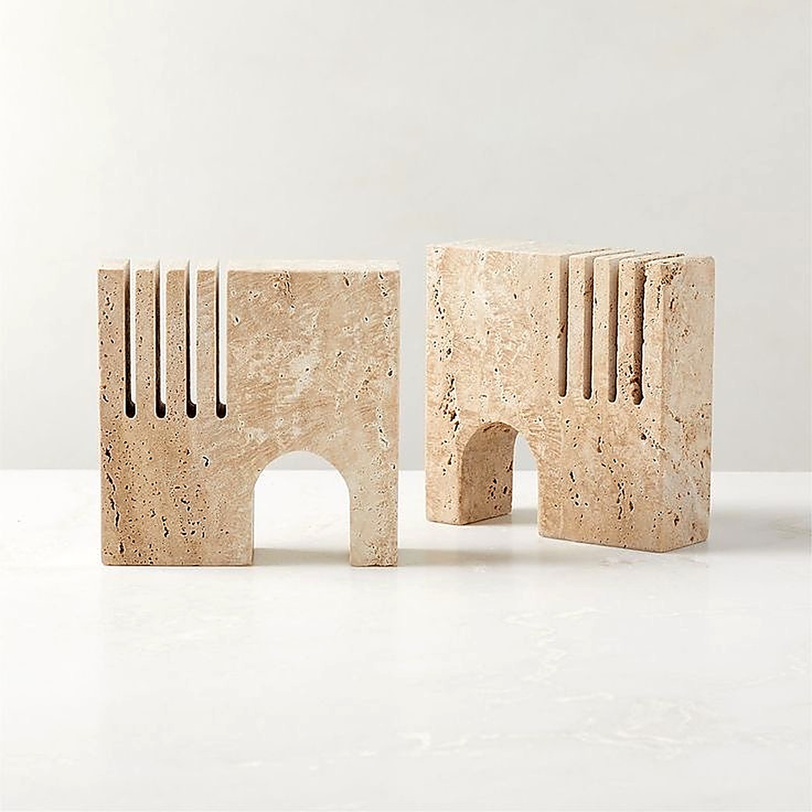 Atelier NEVA, accessoires en travertin
